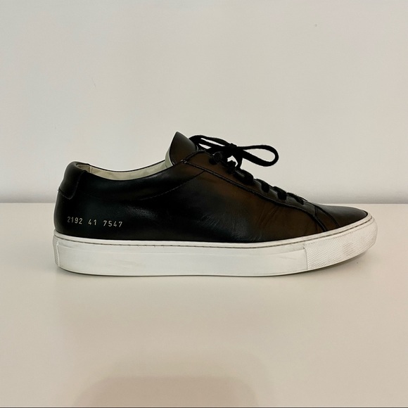 Common Projects Achilles Low Black Size 41 - Picture 2 of 7